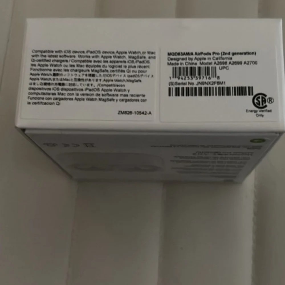 Apple AirPods Pro 2 with Charging Case - White(Sealed Box)